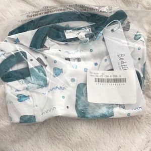 Dog whale fish pajamas NWT